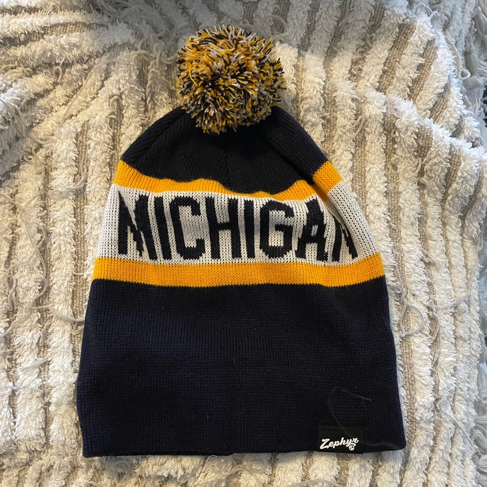 Michigan beanie